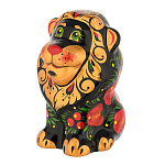 0068173 Хохлома  статуэтка "Лев" 8см  керамика