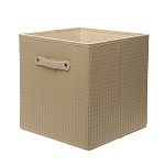 Органайзер для хранения вещей бежевый 31х31х31 см