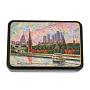 Шкатулка с художественной росписью "Москва. Набережная", фотография 1. Интернет-магазин ЛАВКА ПОДАРКОВ