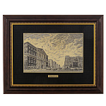 /30*40см Офорт черно-белый "МЭРИЯ МОСКВЫ" 