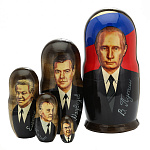 Матрешка "Вожди и политики" 5 мест