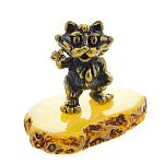 0045815/1453 Сувенир Котенок Удивленный Сувенир (белый)