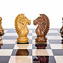 Подарочные шахматы ручной работы с Рыцарскими фигурами 48х48 см, фотография 5. Интернет-магазин ЛАВКА ПОДАРКОВ