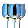 Набор 3 бокала для вина 420 мл "Лазурит", фотография 2. Интернет-магазин ЛАВКА ПОДАРКОВ