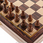 Шахматный ларец с деревянными фигурами 37х37 см, фотография 4. Интернет-магазин ЛАВКА ПОДАРКОВ
