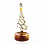 Статуэтка с янтарем "Новогодняя елка", фотография 2. Интернет-магазин ЛАВКА ПОДАРКОВ