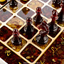 Шахматный ларец с инкрустацией из янтаря "Книга с гербом", фотография 14. Интернет-магазин ЛАВКА ПОДАРКОВ