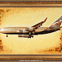 Янтарная картина «Самолет», фотография 1. Интернет-магазин ЛАВКА ПОДАРКОВ