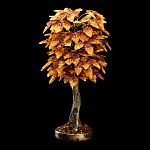 0055259-НП ДЕРЕВО ДЕНЕЖНОЕ ЯНТАРНОЕ на подставке, выс. 60 см, ширина подст.д=18