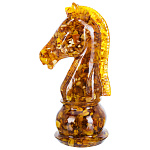 202845 СУВЕНИР Шахматная фигура "КОНЬ"с гривой, 19,5*10*8 см