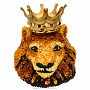 Шкатулка из янтаря "Король Лев", фотография 1. Интернет-магазин ЛАВКА ПОДАРКОВ