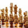 Шахматы деревянные "Темно-красная классика", фотография 2. Интернет-магазин ЛАВКА ПОДАРКОВ
