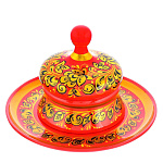 0039741 Хохлома Солонка "Престольная" 95*150 мм (Высшая категория) 25310095150