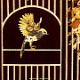 Картина янтарная "Птица" 60х80 см, фотография 6. Интернет-магазин ЛАВКА ПОДАРКОВ
