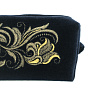 Косметичка "Светлана". Чернильная с вышивкой, фотография 3. Интернет-магазин ЛАВКА ПОДАРКОВ