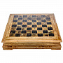 Шахматный ларец из карельской березы с янтарными фигурами, фотография 11. Интернет-магазин ЛАВКА ПОДАРКОВ