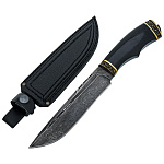 0074965 Оружие сувенирное Нож "ЛЕСНИК" дамаск ножны-кожа. в П/У