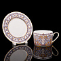 Чайная пара 300 мл "Барокко". Форма Идиллия. ИФЗ, фотография 3. Интернет-магазин ЛАВКА ПОДАРКОВ