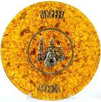 5308-с Янтарь Тарелка-Панно "Царь-колокол" Серебро 875* 