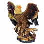 Скульптура "Орел" с янтарной крошкой, фотография 2. Интернет-магазин ЛАВКА ПОДАРКОВ