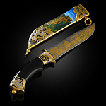 Нож сувенирный "Медведь". Златоуст