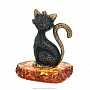 Статуэтка с янтарем "Мартовский кот", фотография 4. Интернет-магазин ЛАВКА ПОДАРКОВ