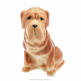 Фарфоровая статуэтка "Собака Неаполитанский мастиф", фотография 2. Интернет-магазин ЛАВКА ПОДАРКОВ