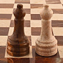 Шахматы деревянные с мраморным полем и фигурами "Подарочные", фотография 6. Интернет-магазин ЛАВКА ПОДАРКОВ