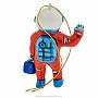 Керамическая елочная игрушка "Космонавт", фотография 4. Интернет-магазин ЛАВКА ПОДАРКОВ