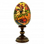 Пасхальное яйцо "Георгий победоносец" на подставке, фотография 1. Интернет-магазин ЛАВКА ПОДАРКОВ