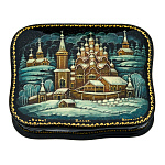 Шкатулка с художественной росписью "Кижи"