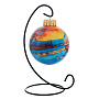 Елочный шар с ручной росписью "Трамвай", фотография 3. Интернет-магазин ЛАВКА ПОДАРКОВ