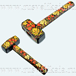 0026856/ВК Хохлома МОЛОТОК-КУВАЛДА СУВЕНИРНЫЙ в ассортименте 