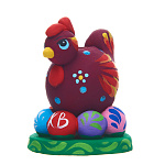  Ковровская игрушка Сувенир ЦЫПЛЕНОК Цветной 5*5*6см