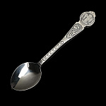 0032219-черн-/00806 Серебро 925* Ложка чайная "АНГЕЛ"чернение в футляре 761ЛЖ00806