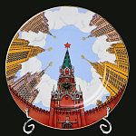 0031236/80.85232.00.1 ЛФЗ ТАРЕЛКА. декор. Mazarin "Звезды Москвы"270мм ТН1 