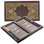 0046839 Нат.дерево НАРДЫ "Маркетри 505" Венге