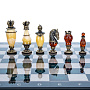 Шахматы с янтарными фигурами "Рыцарский турнир" 48х48 см, фотография 3. Интернет-магазин ЛАВКА ПОДАРКОВ