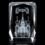 Лазерная графика Куб "Москва", фотография 2. Интернет-магазин ЛАВКА ПОДАРКОВ