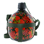 0072716 Хохлома ФЛЯГА  СУВЕНИРНАЯ клубника