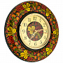 Часы настенные "Весна". Хохлома, фотография 1. Интернет-магазин ЛАВКА ПОДАРКОВ
