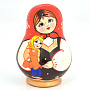 Детская матрешка "Грушенька" 5 мест, фотография 1. Интернет-магазин ЛАВКА ПОДАРКОВ