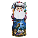 262561 Скульптура из дерева "Дед Мороз " сюжет рождество