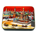 0076747 ШКАТУЛКА "СТАРАЯ МОСКВА"18,5*15*3.5 см