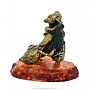 Статуэтка с янтарем "Мышь Одессит", фотография 3. Интернет-магазин ЛАВКА ПОДАРКОВ