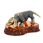 0071853/128 Собака такса Сувенир (коньячный)