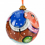 Новогодний елочный шар "Свинья", фотография 2. Интернет-магазин ЛАВКА ПОДАРКОВ