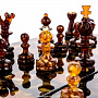 Шахматы с инкрустацией из янтаря и янтарными фигурами "Африка", фотография 16. Интернет-магазин ЛАВКА ПОДАРКОВ