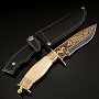 Нож сувенирный из дамасской стали. Златоуст(в ассортименте), фотография 3. Интернет-магазин ЛАВКА ПОДАРКОВ
