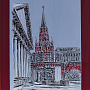 Картина "Манеж и Кутафья башня" 67х52 см, фотография 3. Интернет-магазин ЛАВКА ПОДАРКОВ